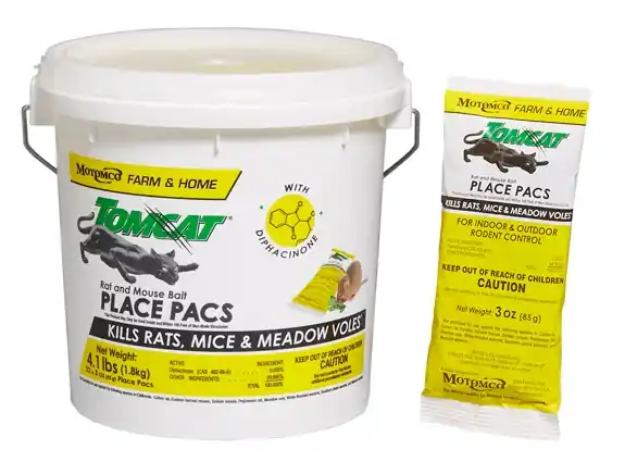 Motomco Tomcat Rat and Mouse Bait Place Pacs 22ct.