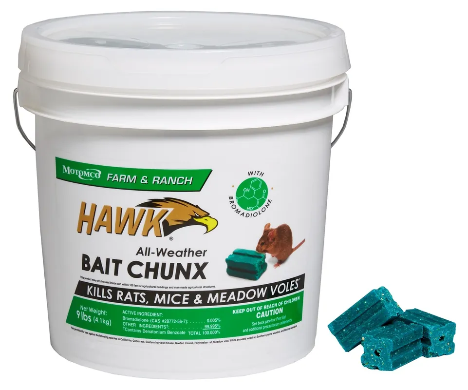 Motomco Hawk All-Weather Bait Chunx 9lbs