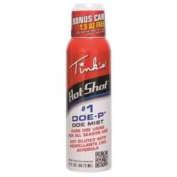 Tinks Hot Shot 1 Doe-P Urine Mist Spray 3oz
