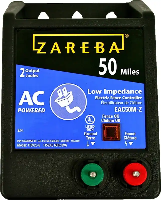 Zareba 50 Mile AC Powered Low Impedance Charger