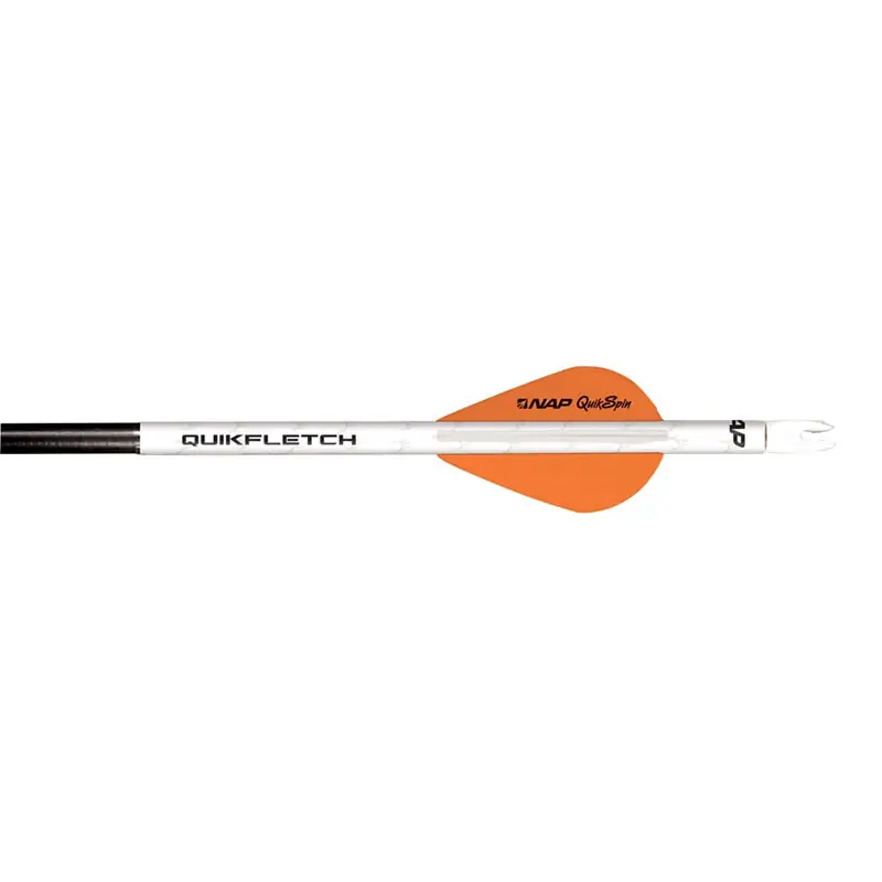 NAP QuikFletch Quikspin Vanes - 2" QuikSpin (W O O) 6-Pack