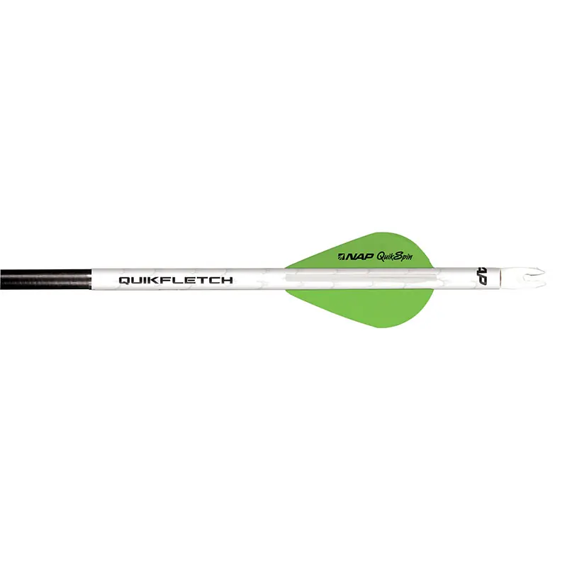 NAP QuikFletch Quikspin Vanes - 2" QuikSpin (W G G) 6-Pack