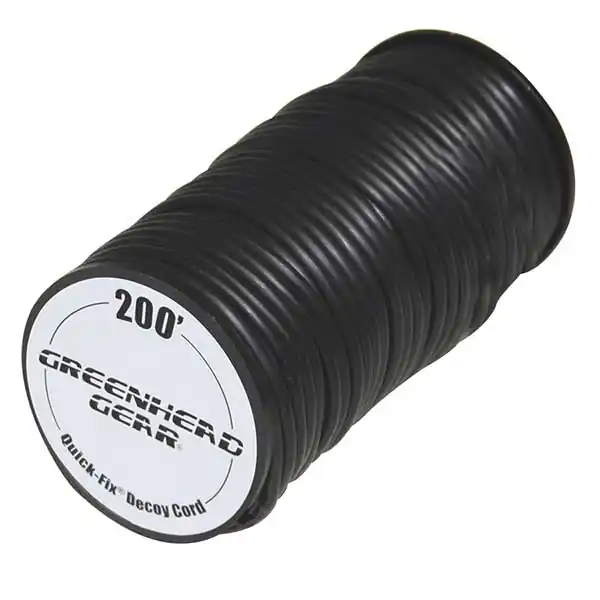 GHG Quick-Fix Decoy Cord 200ft Spool Black