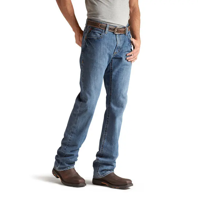 Ariat Men‘s FR M4 Relaxed Basic Boot Cut Jean Flint