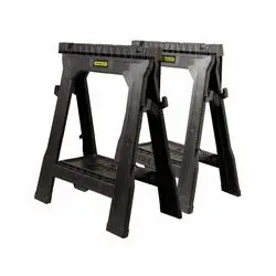 Stanley Portable Folding Sawhorse 2-Pack 060864R