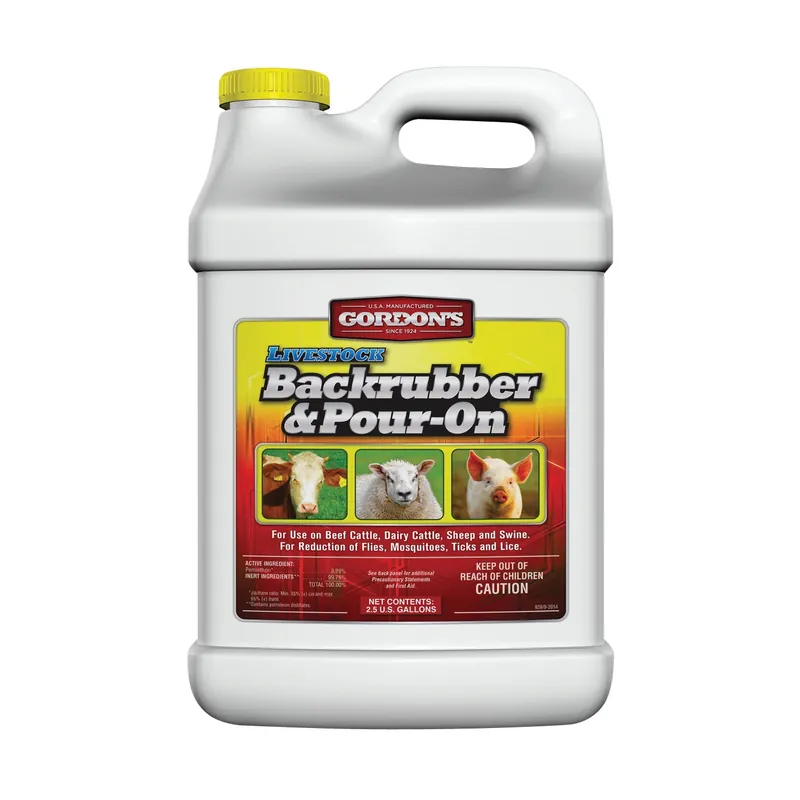 Gordon‘s Livestock Backrubber & Pour-On 2.5Gal