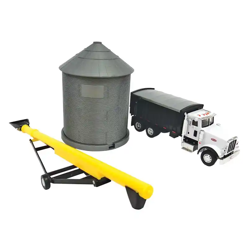 Tomy Big Farm Peterbilt 367 Straight Truck Grain Set 46616