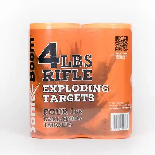 Sonic Boom 1lb Exploding Targets 4PK