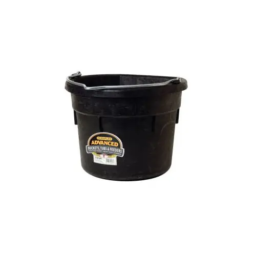 Little Giant 18 Quart Rubber Flat Back Bucket