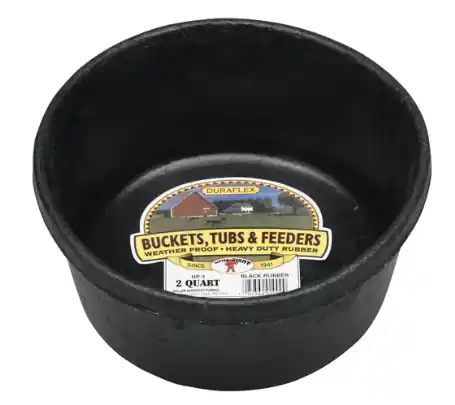 Little Giant 2 Quart Rubber Feed Pan HP1