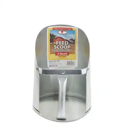 Little Giant Galvanized Feed Scoop 9203 - 3 Quart