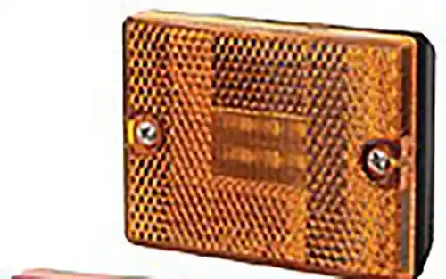 Optronics Stud Mount LED Marker Yellow Light w/ Reflex MCL36AS