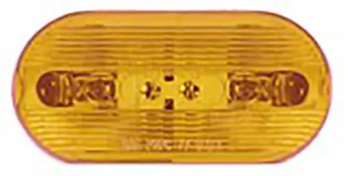 Optronics Surface Mount Dual Bulb Marker Yellow Light PC Rated MC66AS