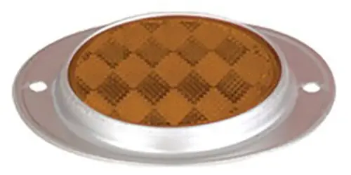Optronics 3" Armored Screw Mount Yellow Reflector RE31AS