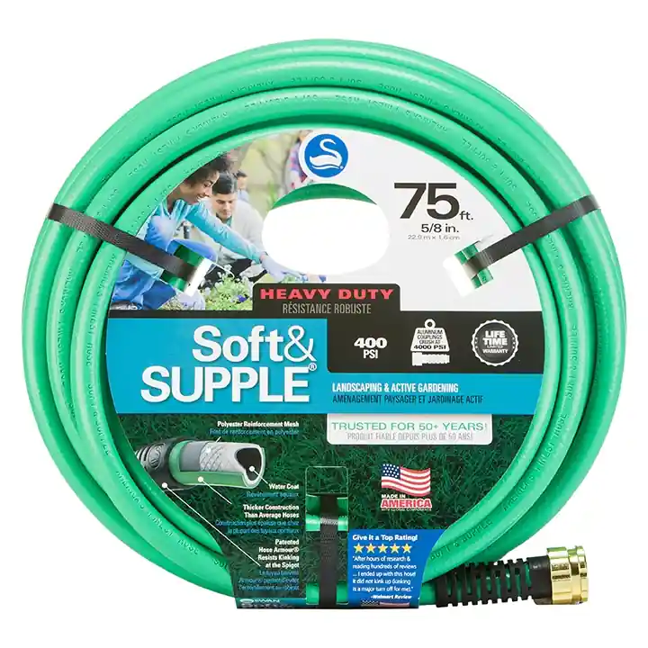 Swan Soft and Supple Heavy Duty Water Hose - 75 ft.