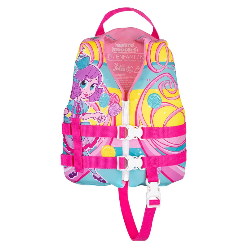 Full Throttle Water Buddies Life Jacket - Child (33-55 lbs) - Princess