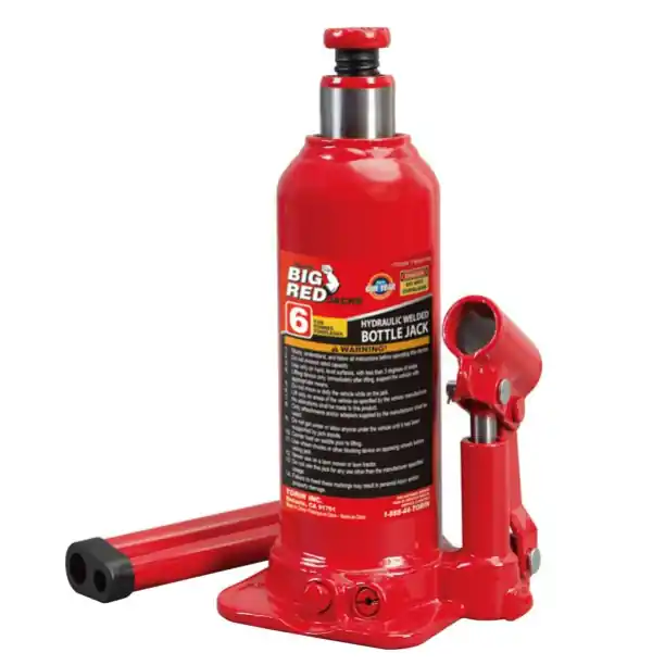 Big Red 6 Ton Hydraulic Bottle Jack