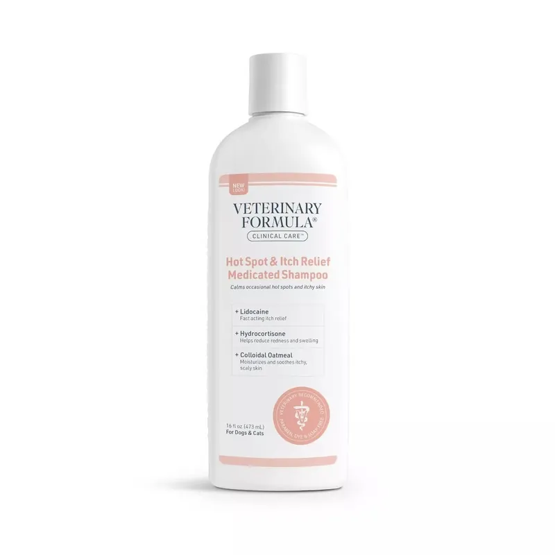 Veterinary Formula Clinical Care Hot Spot & Itch Relief Shampoo for Dogs 16 oz