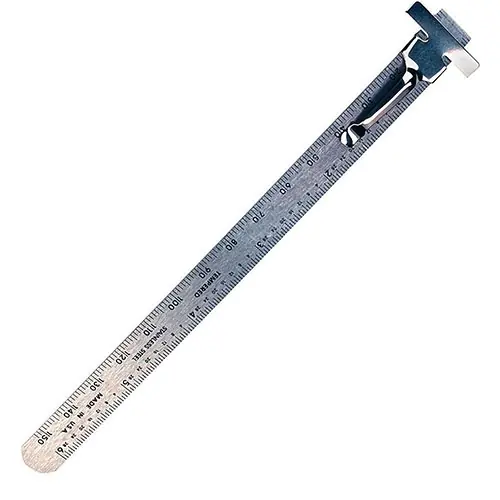 Empire 6-Inch Stainless Steel Pocket Ruler