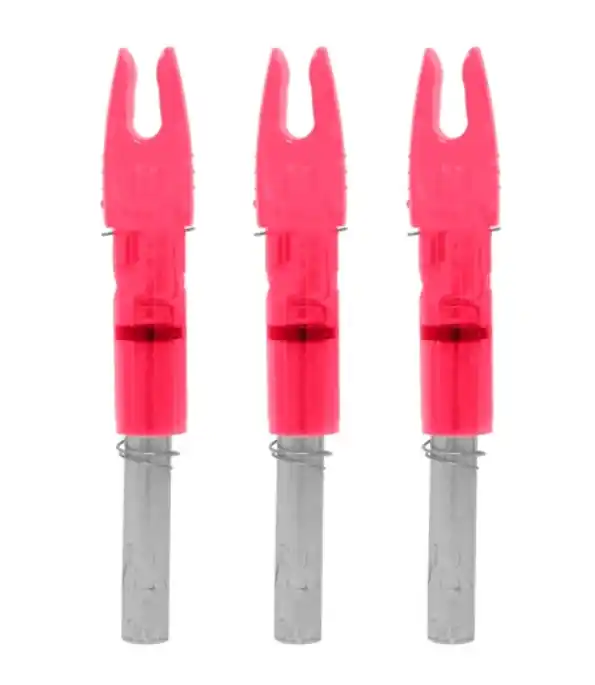 Lumenok Lighted Arrow Nock Red 3 Pack