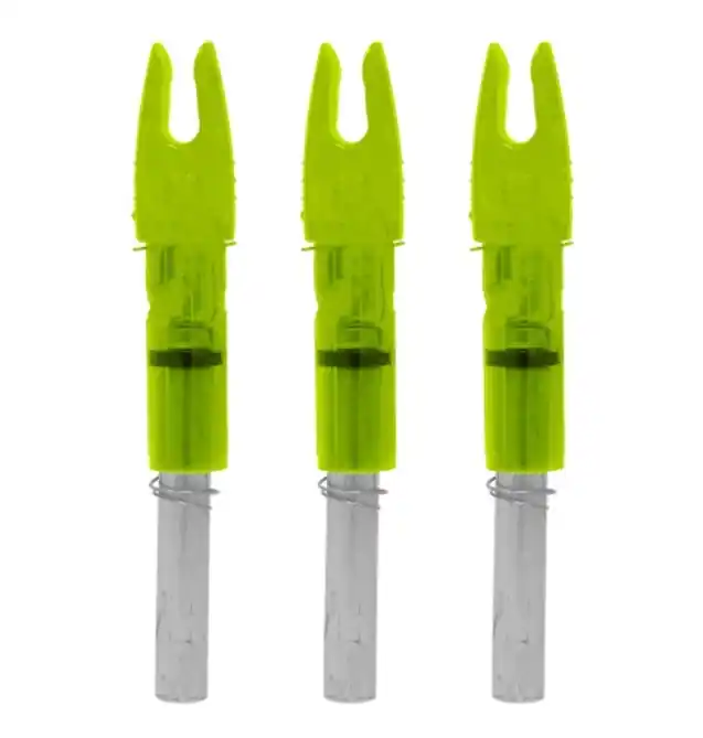 Lumenok Lighted Arrow Nock Green 3 Pack