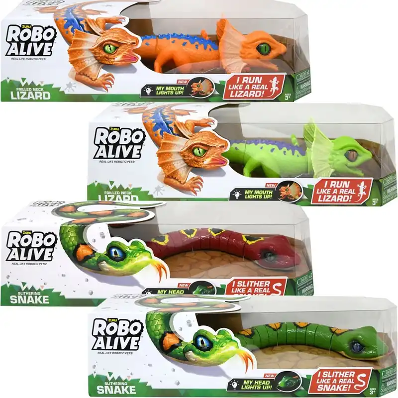 Zuru Robo Alive Snake/Lizard (Assorted Colors)