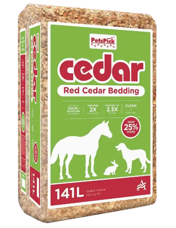Premier Pet 2 Cu Ft Cedar Bedding Shavings 15002