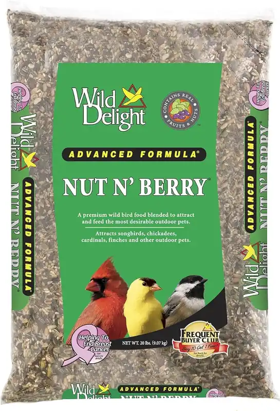 Wild Delight Nut N-Berry Bird Food, 20lbs
