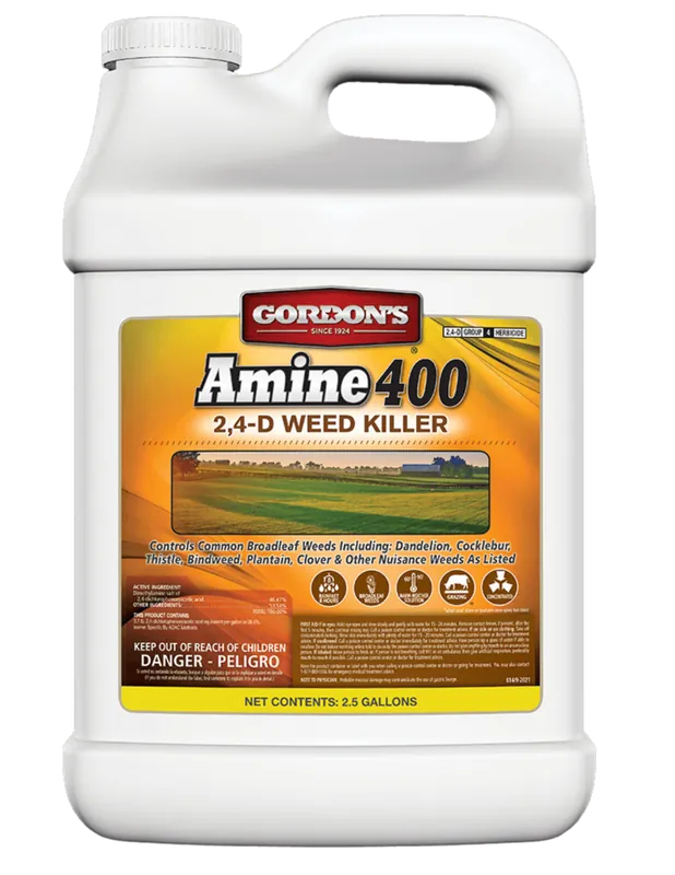Gordon‘s Amine 400 2,4-D Weed Killer 2.5 Gallon