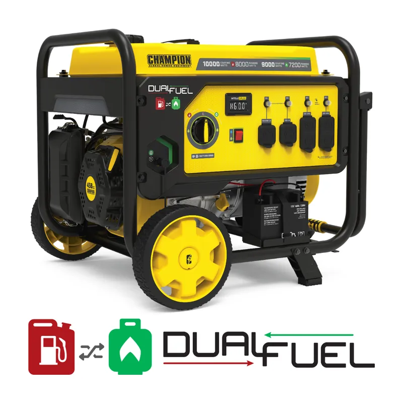 Champion 7500W Electric-Start Dual-Fuel Generator