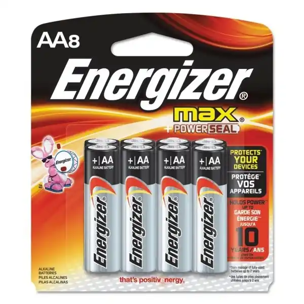 Energizer Max AA Batteries 8PK