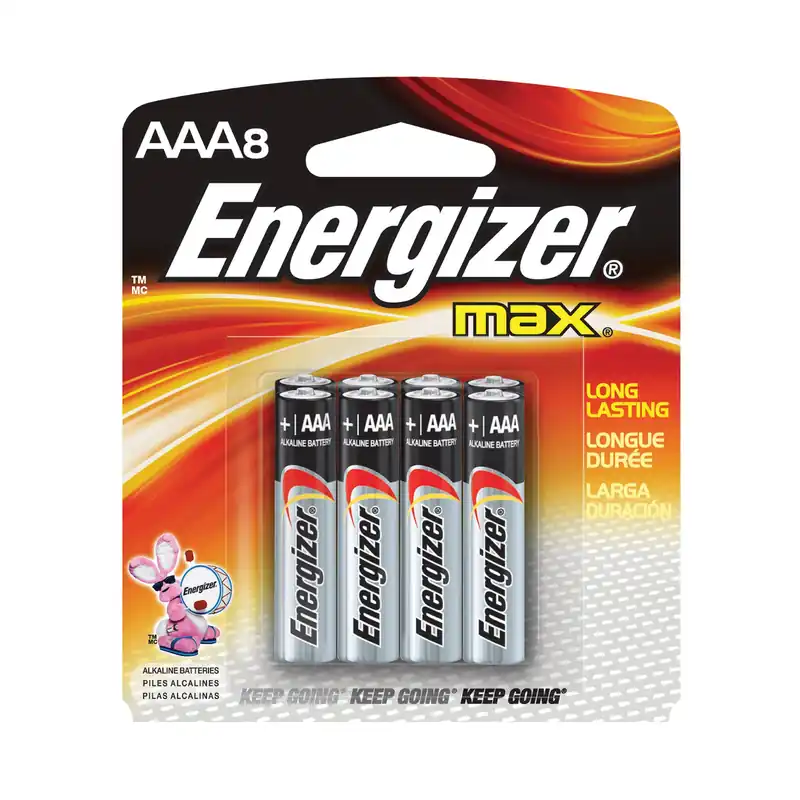 Energizer Max AAA Batteries 8PK