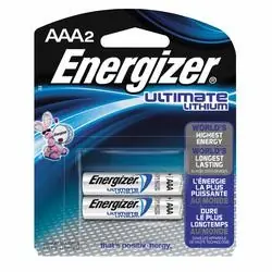 Energizer Lithium AAA Batteries 2PK