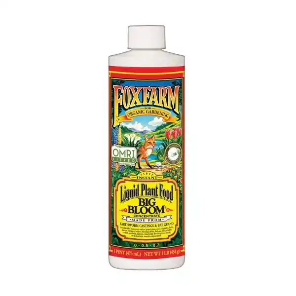 FoxFarm Big Bloom Liquid Concentrate Organic Plant Food 1 Pint Bottle