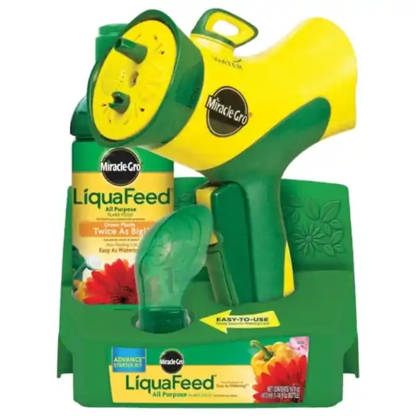 Miracle-Gro LiquaFeed Advance Starter Kit with Garden Feeder, 16 oz. Bottle