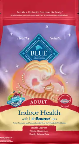 Blue Buffalo Indoor Health Salmon & Rice Adult Dry Cat Food, 15 lbs