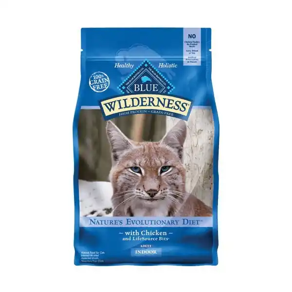 Blue Buffalo Wilderness Indoor Chicken Adult Dry Cat Food, 5 lbs
