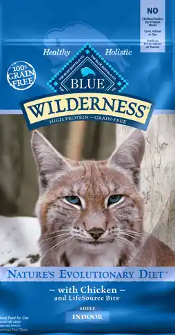 Blue Buffalo Wilderness Indoor Chicken Adult Dry Cat Food, 11 lbs
