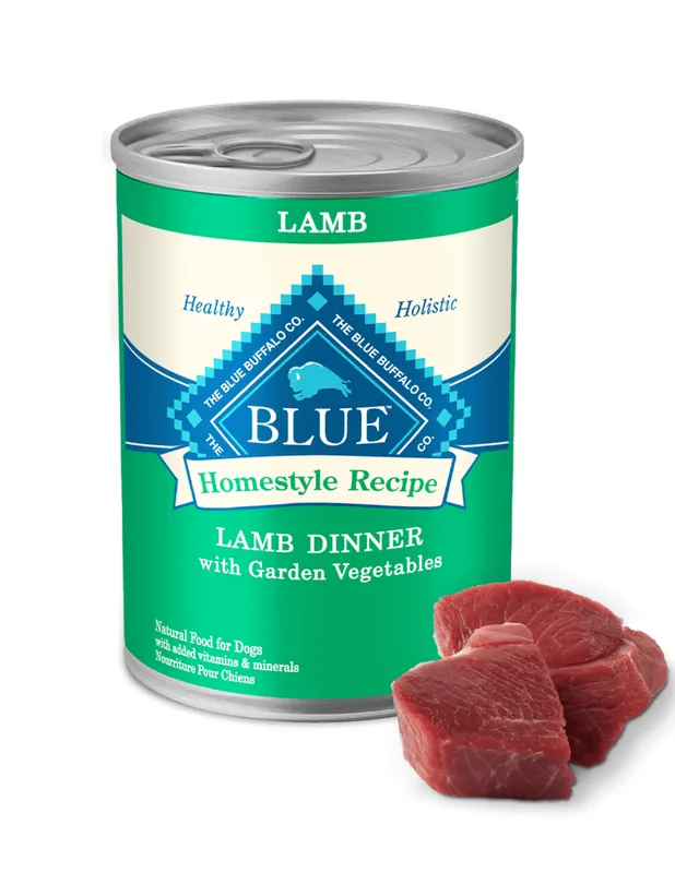 Blue Buffalo Homestyle Recipe™ Adult Dog Lamb Dinner with Garden Vegetables 12.5oz