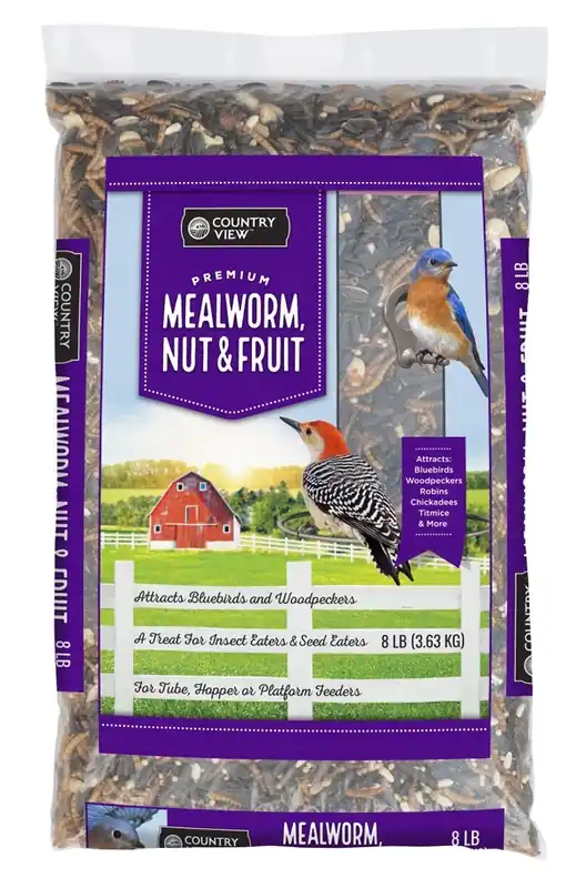 Country View Mealworm, Nut & Fruit Bird Feed