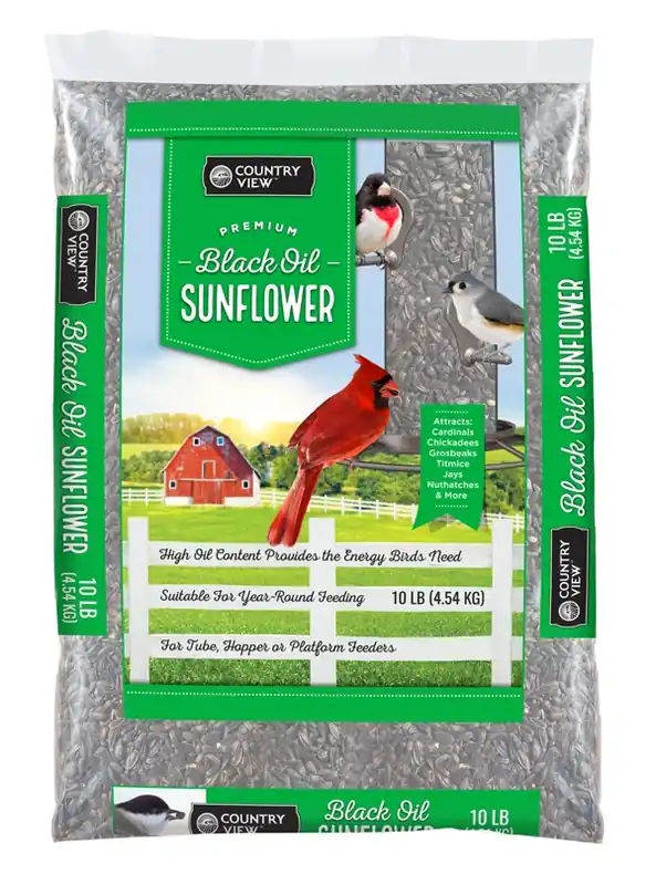 Country View Black Oil Sunflower Bird Feed