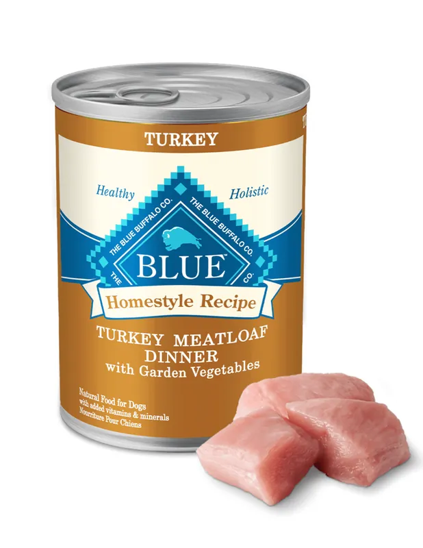 Blue Buffalo Homestyle Recipe™ Adult Dog Turkey Meatloaf Dinner with Garden Vegetables 12.5oz
