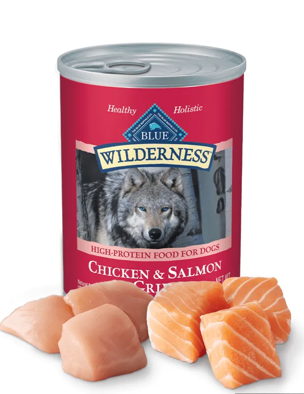 Blue Buffalo Wilderness™ Adult Dog Chicken and Salmon Grill 12.5oz