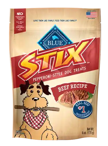 BLUE Stix Beef Recipe Dog Treats