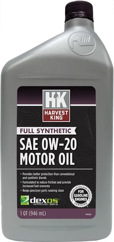 Harvest King Full Synthetic SAE 0W-20 Motor Oil 1 Quart