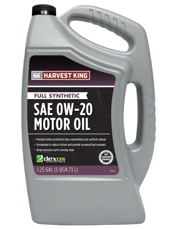 Harvest King Fully Synthetic SAE 0W-20 Motor Oil 5 qt.