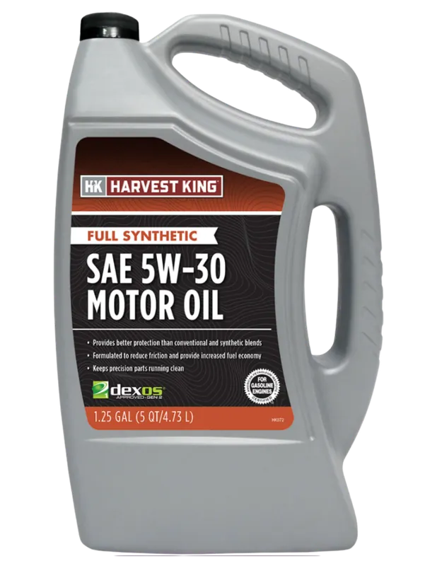 Harvest King Full Synthetic SAE 5W-30 Motor Oil 5 Quart