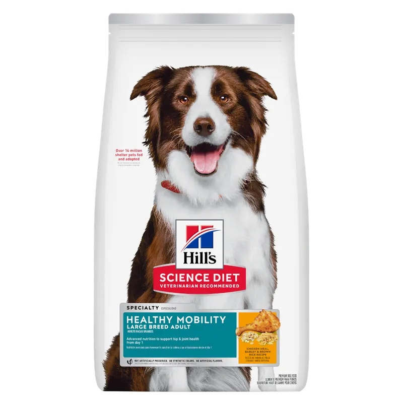 Hill‘s Science Diet Adult Healthy Mobility Large Breed Chicken Meal, Barley & Brown Rice Recipe Dog Food 30lb