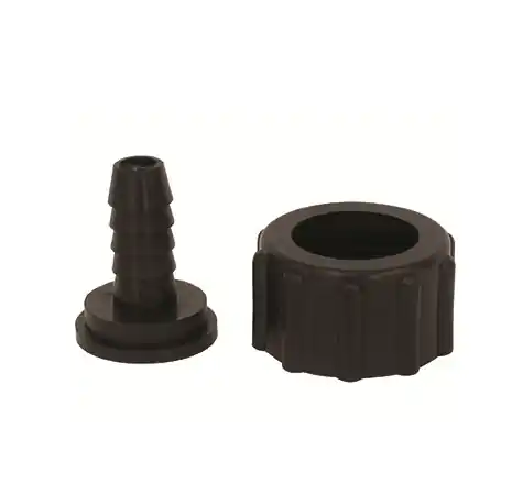 Fimco 3/8 IN Poly Swivel Hose Barb & Swivel Nut 7771888