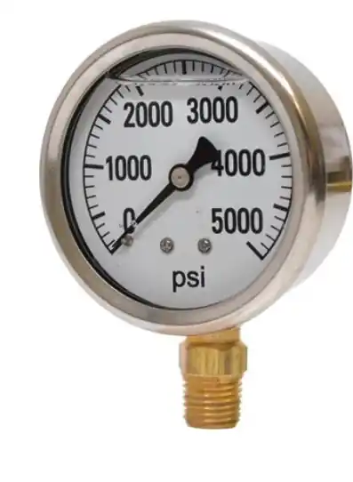 Valley Instrument 2 1/2in. Stainless Steel Glycerin Gauge
